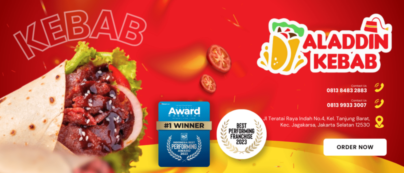 Banner Kebab - Aladdin Kebab New