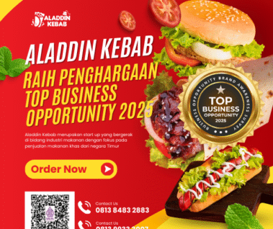 Aladdin Kebab Raih Penghargaan Top Business Opportunity 2025